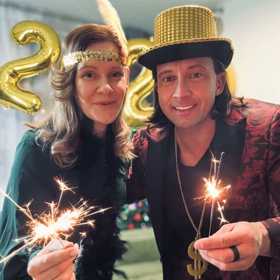 Kulturistka Věra Mikulcová se svou partnerkou Janou Paulátovou.