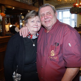 Jaroslav Sapík se svou manželkou. 