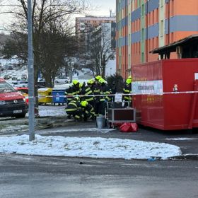 Místo, kde došlo k výbuchu.