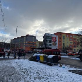 Místo, kde došlo k výbuchu.