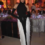 Aneta Vignerová na loňském ročníku Plesu jako Brno vsadila na černobílou klasiku a vyplatilo se. Její nápaditá, přesto nadčasová róba připomínala šaty legendární herečky Audrey Hepburn. Nechyběly ani elegantní černé rukavičky.