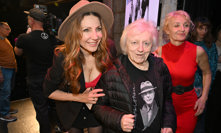 Václav Neckář s Olgou Lounovou a Veronikou Žilkovou.