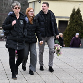 Poslední rozloučení s Petrem Hannigem.