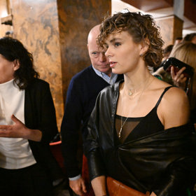 Herečka Markéta Děrgelová, manželka Patrika Děrgela. 