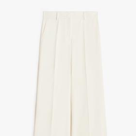 Krémové kalhoty s širokými nohavicemi, Max Mara, 4 620 Kč