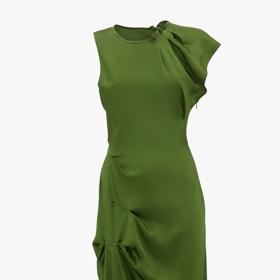 Hedvábné maxi šaty, Victoria Beckham, 30 000 Kč