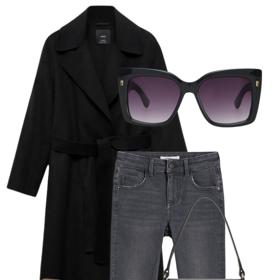 Její model je poskládaný z dostupných kousků značek jako je Mango, Resereved nebo CCC.