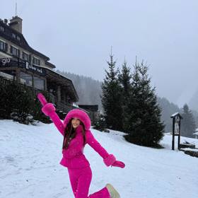 Taťána Makarenko na horách.