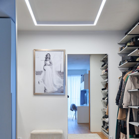 Pohled do šatny Míši Salákové