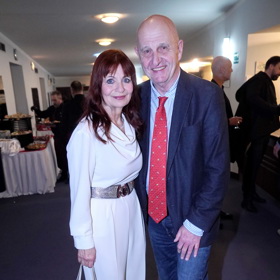 Ljubu Krbovou doprovázel manžel, spisovatel Ondřej Neff.