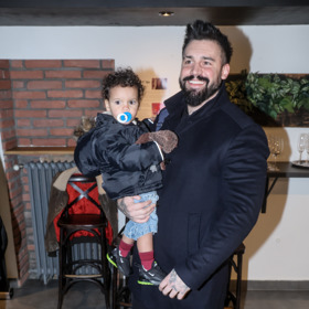 Pepa Kůrka se synem.