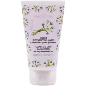 Pleťová maska s přírodním růžovým jílem, sedmikráskou a kyselinou hyaluronovou, Sedmikráska, Manufaktura, 249 Kč