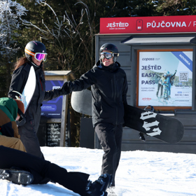 Agáta Hanychová a Miroslav Dopita září štěstím.