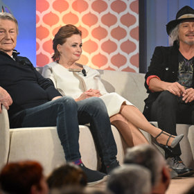 Peter Nagy na natáčení pořadu Sejdeme se na Cibulce. 