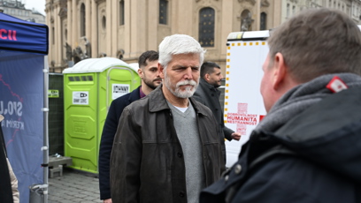 FOTO: Pavel Dvořák na Staroměstské náměstí.