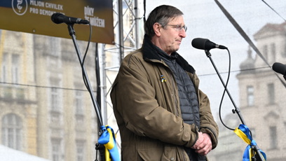 FOTO: Václav Vydra vystoupil na pódiu.