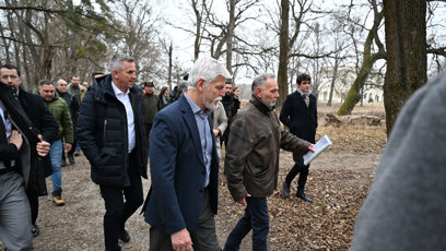 FOTO: Petr Pavel šel na procházku.