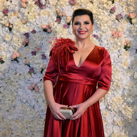 Andrea Kalivodová ve společnosti. 