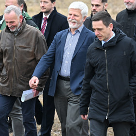 Petr Pavel byl v dobré náladě.