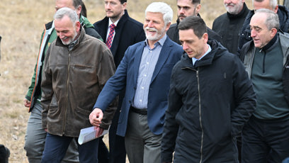 FOTO: Petr Pavel byl v dobré náladě.