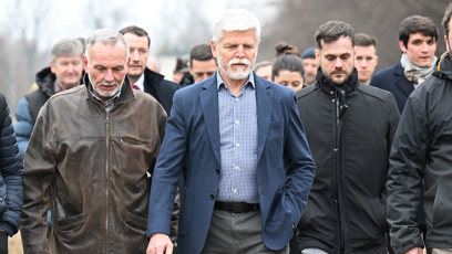 FOTO: Petr Pavel na procházce.