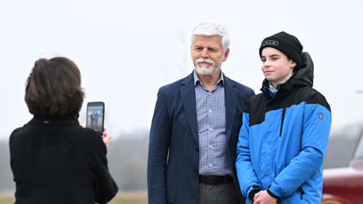 FOTO: Petr Pavel se vyfotil s chlapcem.