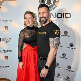 Michaela Gemrotová s Václavem Noidem Bártou. Dvojice natočila klip k nové písni.