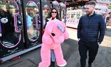 První návštěvníci Matějské pouti.