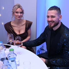 Barbora Mottlová  po boku svého milovaného manžela.