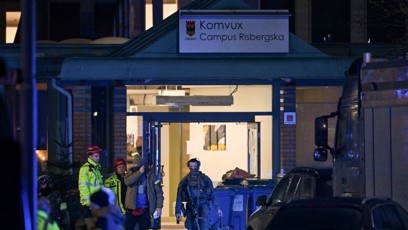 FOTO: Tragická střelba ve středošvédském městě Örebro.