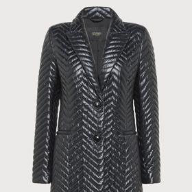 Prošívaný elegantní plášť s fazonou, Seventy, Firoangelo, 7 250 Kč