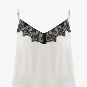 Top se špagetovými ramínky a krajkovým lemováním, Mexx, 629 Kč