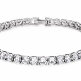 Stříbrný tenisový náramek se zirkony, Olivie, 2 890 Kč
