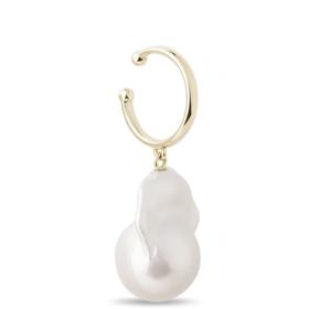 Single nasazovací náušnice s barokní perlou, Klenota, 9 900 Kč