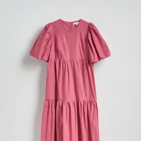 Bavlněné šaty s nabíranými rukávy, Reserved, 1199 Kč