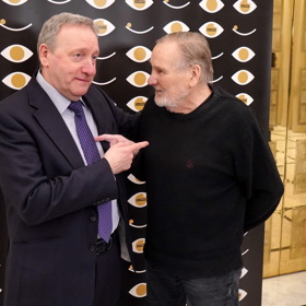 Nedávno se Jiří Štěpnička setkal s představitelem Johna Barnabyho ze seriálu Vraždy v Midsomeru. 