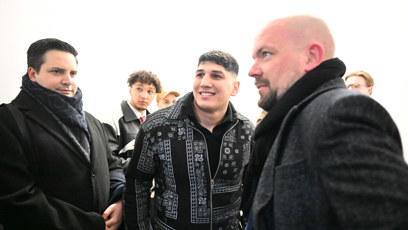 FOTO: Ahmad Al-Mahdawi byl taktéž samý úsměv.