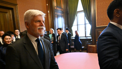 FOTO: Petr Pavel se usmíval.