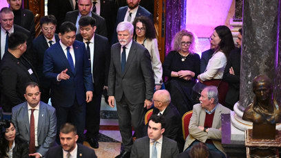 FOTO: Zahájení výstavy Čingischán.