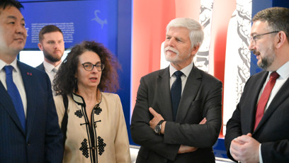 FOTO: Petr Pavel si prohlížel exponáty.