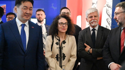 FOTO: Petr Pavel se svým doprovodem.