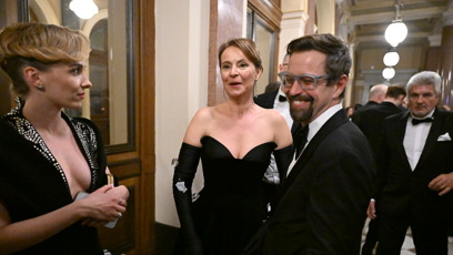 FOTO: Jan Dolanský a Lenka Vlasáková si večer užívali.