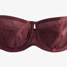 Transparentní podprsenka bez výztuhy s pevnými kosticemi a odnímatelnými ramínky, Self, 599 Kč