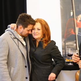 Simona Stašová se svým synem Vojtěchem.