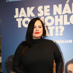 Jitka Čvančarová zářila.