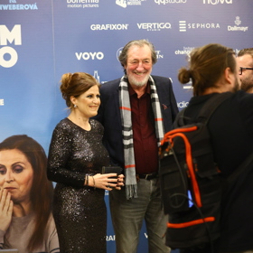 Eva Leinweberová si vyměnila obuv.