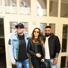 Tomi Popovič, Monika Bagárová a rapper Arpi.