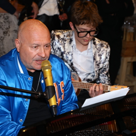 Michal David s vnukem Sebastianem.