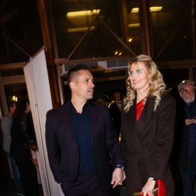 Tomáš Plekanec a Lucie Šafářová zářili.