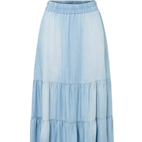 Dlouhá volánová sukně, Bonprix,   729 Kč